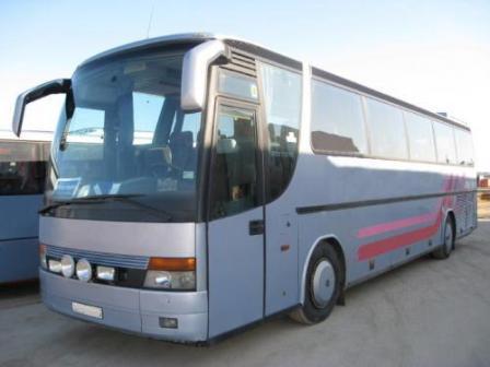 Autobusu noma Cēsīs Setra 44 49 50 55 sēdvietas 