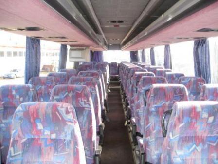 Autobusu noma Cēsīs Setra 44 49 50 55 sēdvietas