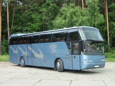Autobusu parks Cēsīs Neoplan